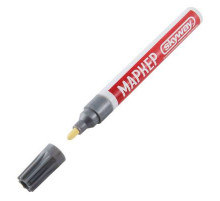 Маркер  SKYWAY универсальный с наконечником из фетра, цвет серебряный