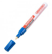 Маркер  SKYWAY универсальный с наконечником из фетра, цвет синий