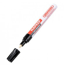 Маркер  SKYWAY универсальный с наконечником из фетра, цвет черный