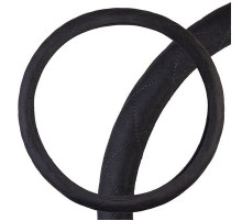 Оплетка искусственная замша 3XL (47-49 см) SKYWAY Design Large-1 Черная