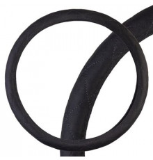 Оплетка искусственная замша 3XL (47-49 см) SKYWAY Design Large-1 Черная