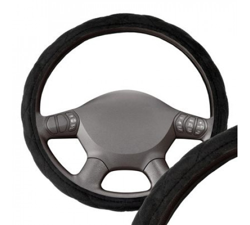 Оплетка искусственная замша 4XL (48-50 см) SKYWAY Design Large-1 Черная