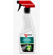 Полироль-очиститель пластика (яблоко) 0,5л триггер KERRY матовый