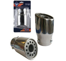 Насадка на глушитель Nova Bright нержавеющая сталь,  в блистере(д.65мм) 38874