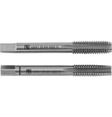 Метчик ручной M10*1.0 T-COMBO двухпроходной универсальный HSS-G, 2 шт. / THORVIK