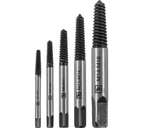 Набор экстракторов М3-18, 5 предметов / THORVIK