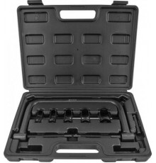 Рассухариватель клапанов струбцинный в наборе с насадками, 16, 19, 23, 25, 30 мм / THORVIK