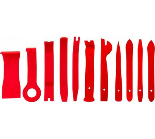 Набор приспособлений для демонтажа декоративных панелей салона автомобиля, 11 предметов / THORVIK