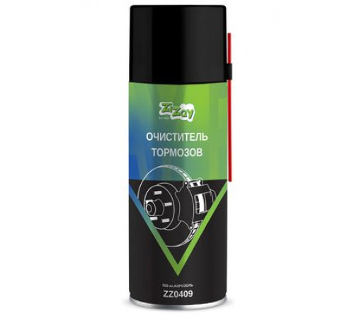 Очиститель тормозов (универсальный обезжириватель) 520мл аэрозоль ZIZAY