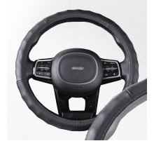 Оплетка натуральная кожа M (37-39 см) SKYWAY Base Real-2 Черная