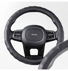 Оплетка натуральная кожа M (37-39 см) SKYWAY Base Real-2 Черная