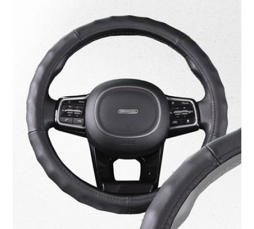 Оплетка натуральная кожа M (37-39 см) SKYWAY Base Real-2 Черная