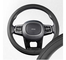 Оплетка экокожа M (37-39 см) SKYWAY Design Standart-1 Черная