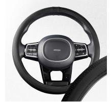 Оплетка экокожа M (37-39 см) SKYWAY Design Standart-2 Черная