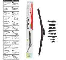 Щетка стеклоочистителя бескаркасная SKYWAY AQUA BLADE 9 адаптеров в коробке 40см/16"