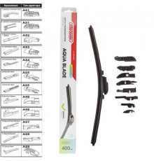 Щетка стеклоочистителя бескаркасная SKYWAY AQUA BLADE 9 адаптеров в коробке 40см/16"