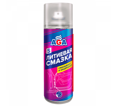 Смазка литиевая AGA 520 мл аэрозоль ЧЗ
