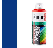 Краска универсальная акриловая синяя полуматовая satin RAL 5002 KUDO аэрозоль 520мл.