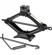 Домкрат механический ромбический УРАЛ SKYWAY 1,5т h 105-340мм с резиновой опорной частью, в чехле