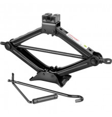 Домкрат механический ромбический УРАЛ SKYWAY 2т h 105-397мм с резиновой опорной частью, в чехле