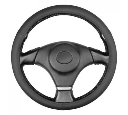 Оплетка кожаная L (39-41 см) SKYWAY Base Gorilla-1 черная