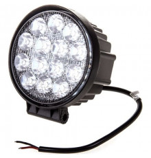 Фара светодиодная OFF ROAD 115*115(127)*60мм круглая 12V/24V 42W 6000K SKYWAY 14 диодов ближний свет
