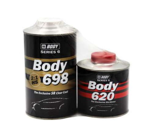 Лак бесцветный HB BODY 698 2:1 HS 1л+ отв 0,5л