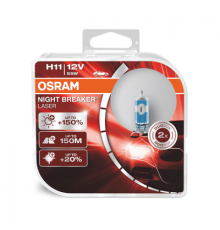Лампы H11 12V 55W PGJ19-2 +150% 3750K Eurobox OSRAM