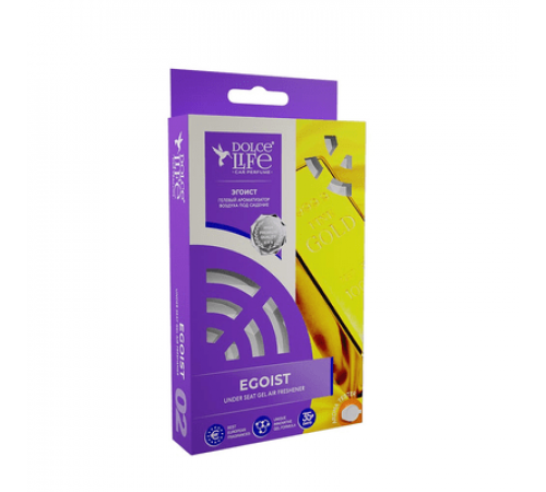 Ароматизатор Dolce Life под сиденье гелевый Эгоист с пробником ~