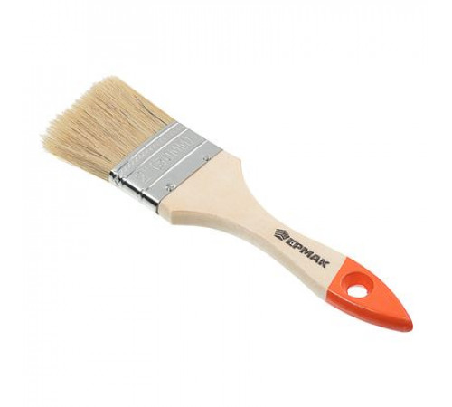 Кисть малярная плоская "Стандарт" " нат. щетина 2" (50мм) ЕРМАК