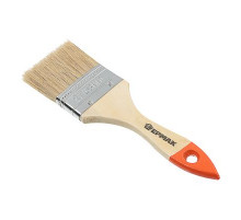 Кисть малярная плоская "Стандарт" нат. щетина 2,5" (63мм) ЕРМАК