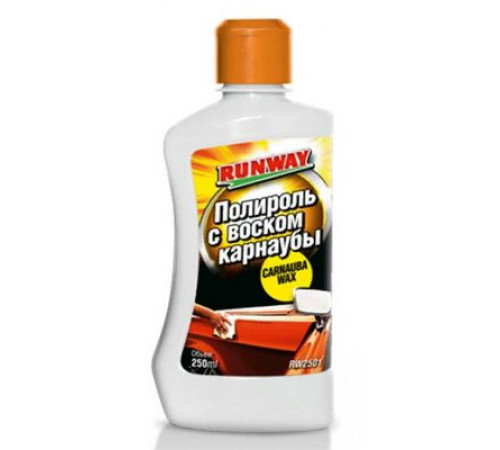 Полироль кузова с воском карнаубы 250мл RW