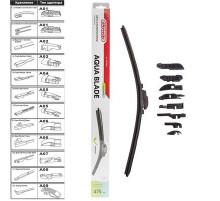 Щетка стеклоочистителя бескаркасная SKYWAY AQUA BLADE 9 адаптеров в коробке 48см/19"