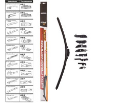 Щетка стеклоочистителя бескаркасная SKYWAY AQUA BLADE 9 адаптеров в коробке 58см/23"