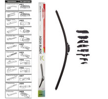 Щетка стеклоочистителя бескаркасная SKYWAY AQUA BLADE 9 адаптеров в коробке 65см/26"