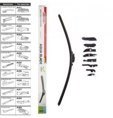 Щетка стеклоочистителя бескаркасная SKYWAY AQUA BLADE 9 адаптеров в коробке 65см/26"