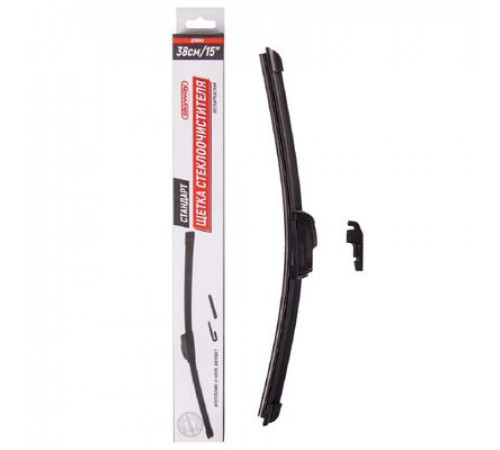 Щетка стеклоочистителя бескаркасная SKYWAY СТАНДАРТ в коробке 38см/15"