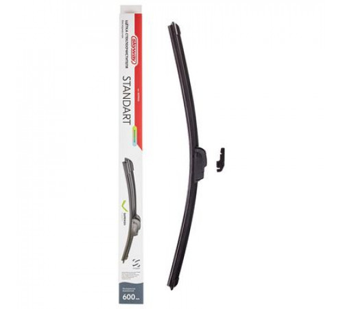 Щетка стеклоочистителя бескаркасная SKYWAY СТАНДАРТ в коробке 60см/24"