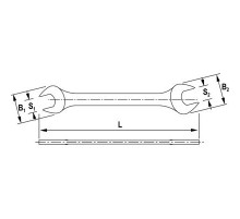 Ключ рожковый 10 х 11 серии ARC / THORVIK