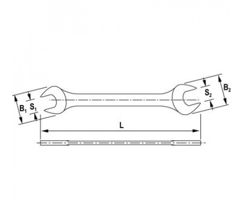 Ключ рожковый 10 х 11 серии ARC / THORVIK