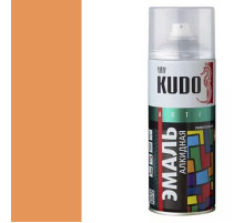 Краска универсальная охра RAL-8001 KUDO аэрозоль 520мл