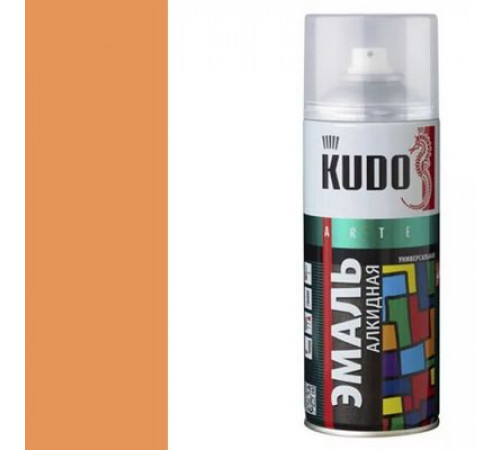 Краска универсальная охра RAL-8001 KUDO аэрозоль 520мл