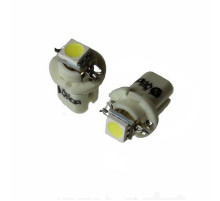 Светодиод W1,2W 12V B8,5D CONE белый ЛДД011COB