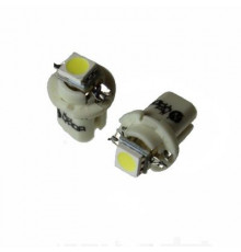 Светодиод W1,2W 12V B8,5D CONE белый ЛДД011COB