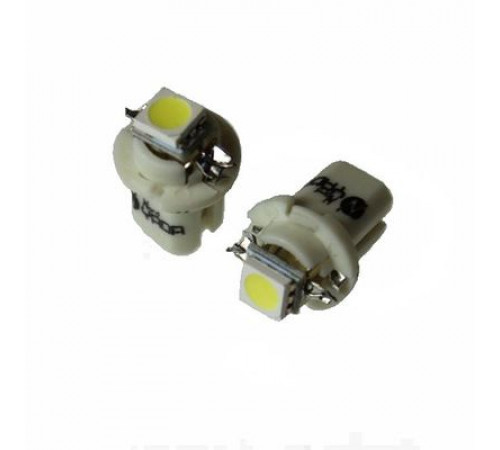 Светодиод W1,2W 12V B8,5D CONE белый ЛДД011COB
