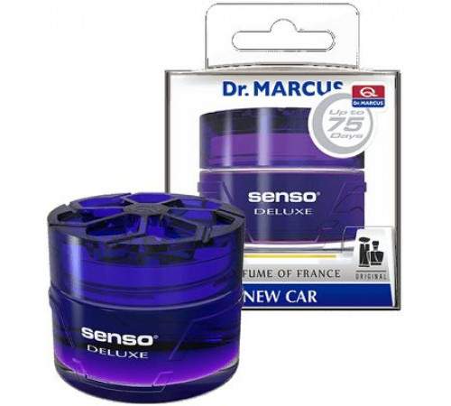 Ароматизатор Др.Маркус SENSO Deluxe в банке гелевый New Car ~