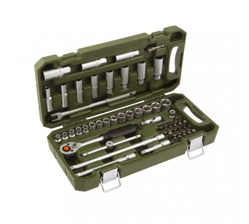 Набор головок и принадлежностей 3/8", 55 предм. ДТ