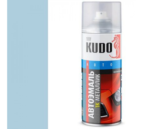 Краска 413 Ледяной KUDO аэрозоль 520мл металлик
