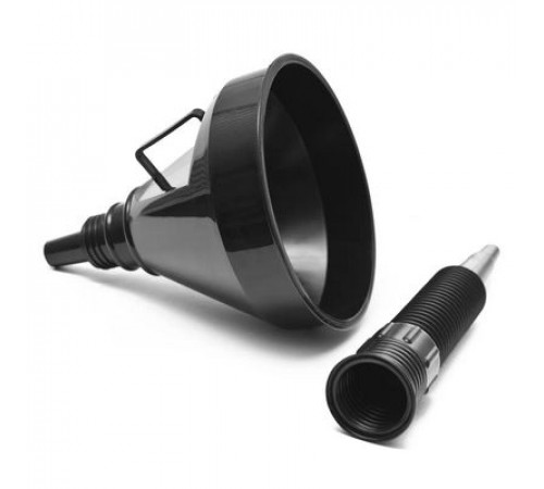Воронка автомобильная с ручкой, диаметр 135 мм (разборная с гофрированным носиком)