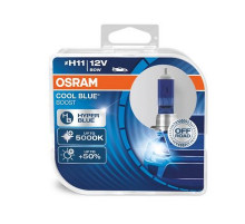 Лампы H11 12V 80W +50% 5000К CBB Eurobox 62211CBB OSRAM
